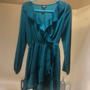 Gorgeous Express hunter green dress!